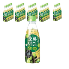 초록매실 스파클링 제로, 350ml, 20개